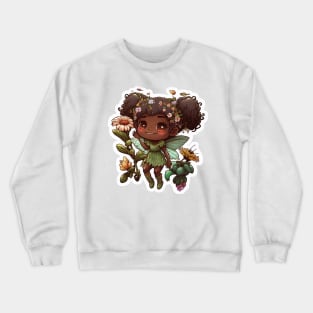 Flower Fairy Crewneck Sweatshirt